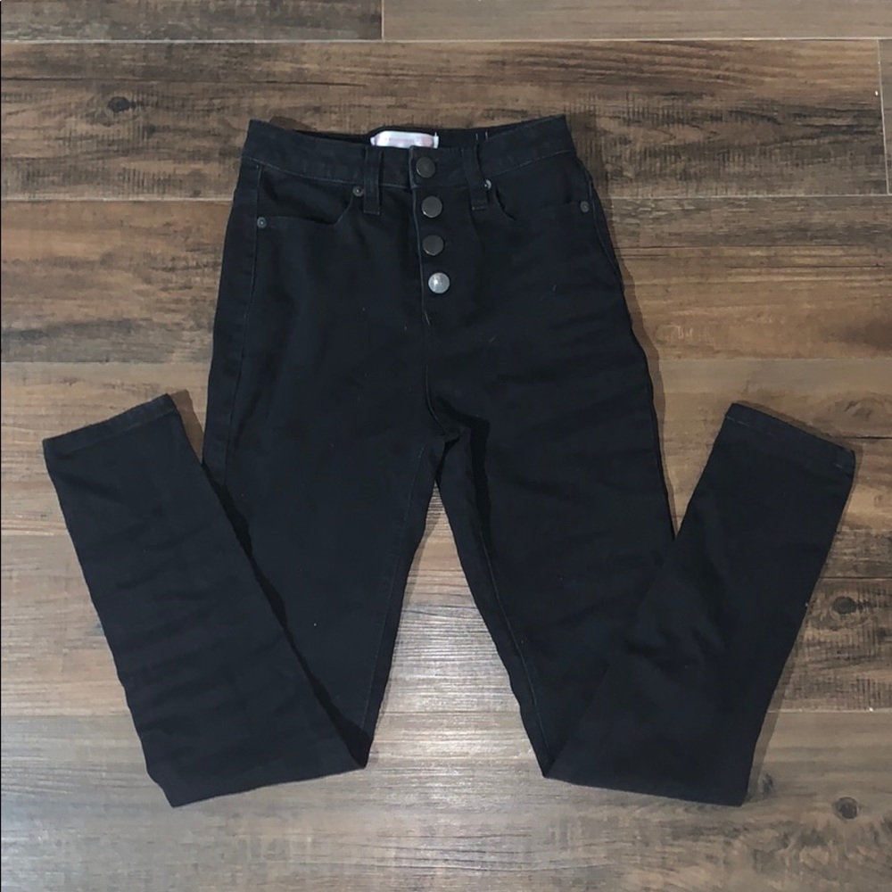 Black jeggings from Walmart